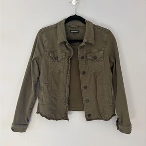 Prosperity raw hem jacket